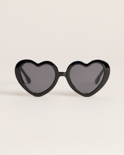 Heart Eyes Flat Top Sunglasses
