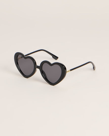 Heart Eyes Flat Top Sunglasses