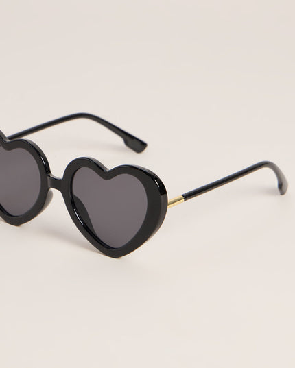 Heart Eyes Flat Top Sunglasses