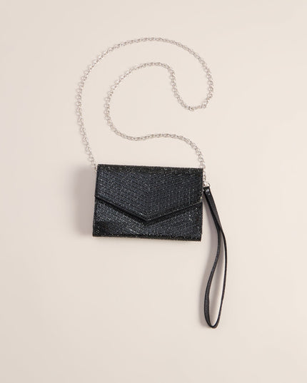 Let's Have A Toast Rhinestone Crossbody Wallet