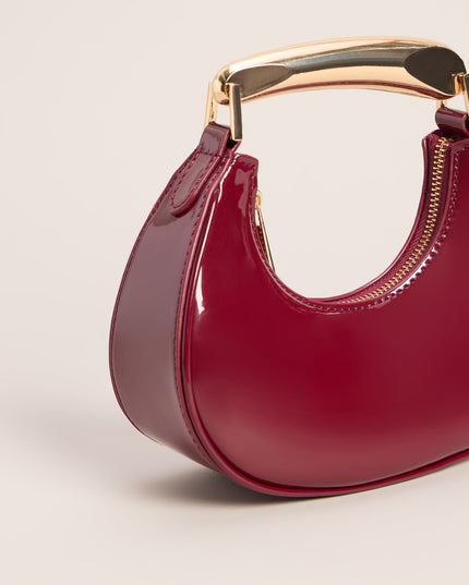 Handle With Flair Patent Mini Handbag