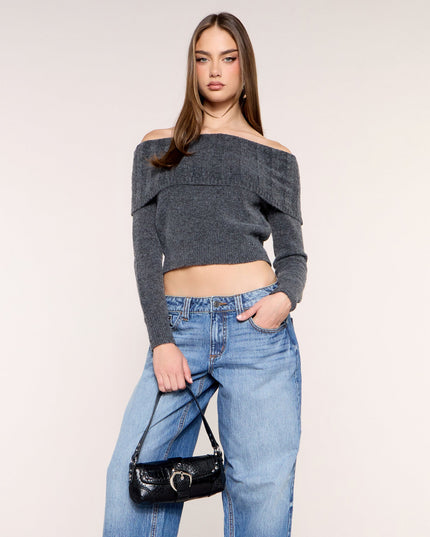 Buckle Up Croc Embossed Shoulder Bag