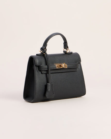 Little Luxe Twist Lock Mini Satchel Bag