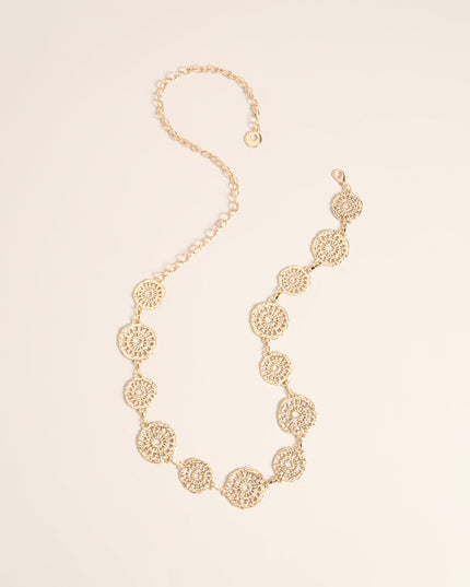 Linked in Shine Disc Chain Belt