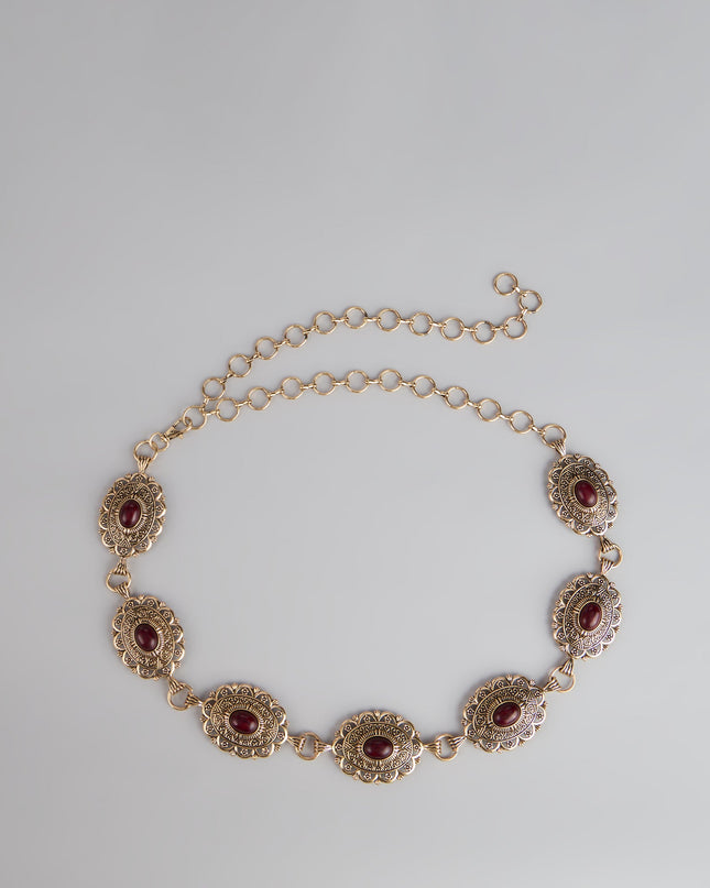 Southern Wind Statement Concho Chain Belt