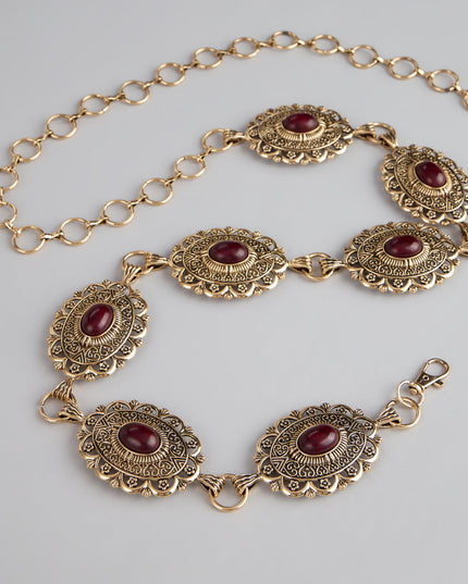 Southern Wind Statement Concho Chain Belt