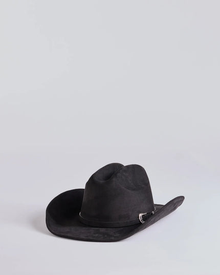 Glam Western Vibe Rhinestone Buckle Strap Cowboy Hat