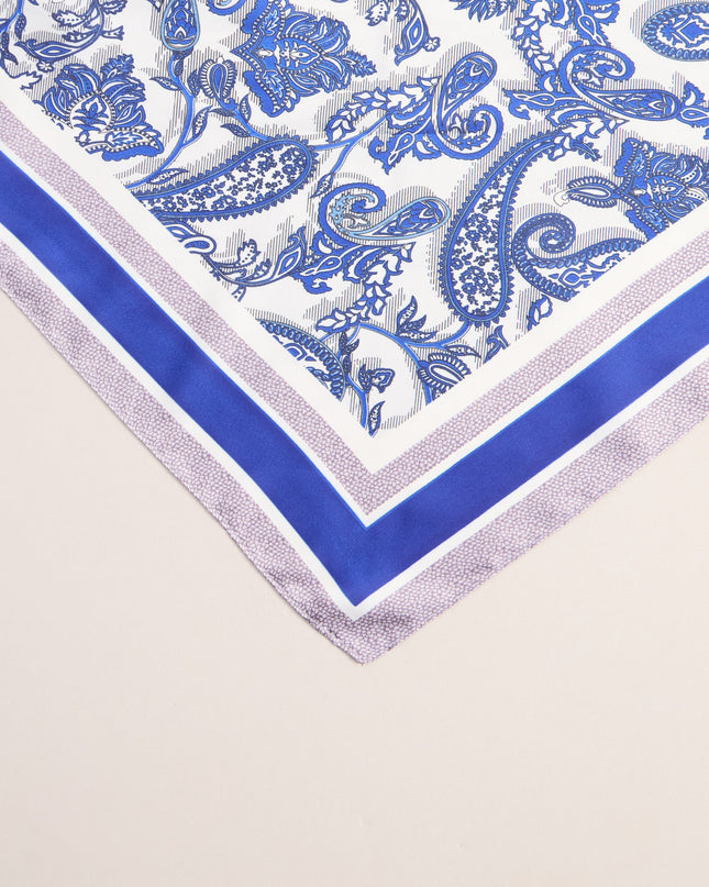 Print Perfection Paisley Satin Scarf