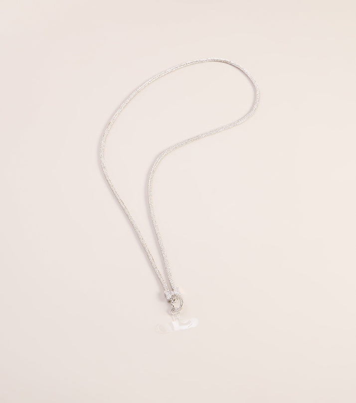 Call Me Sparkly Rhinestone Phone Strap