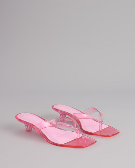 Throwback Glow Jelly Kitten Heels
