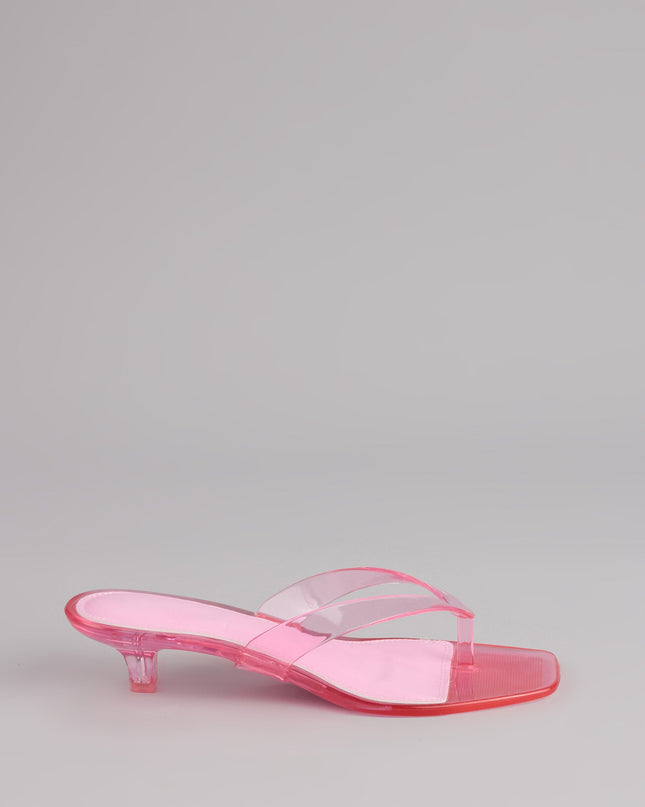 Throwback Glow Jelly Kitten Heels