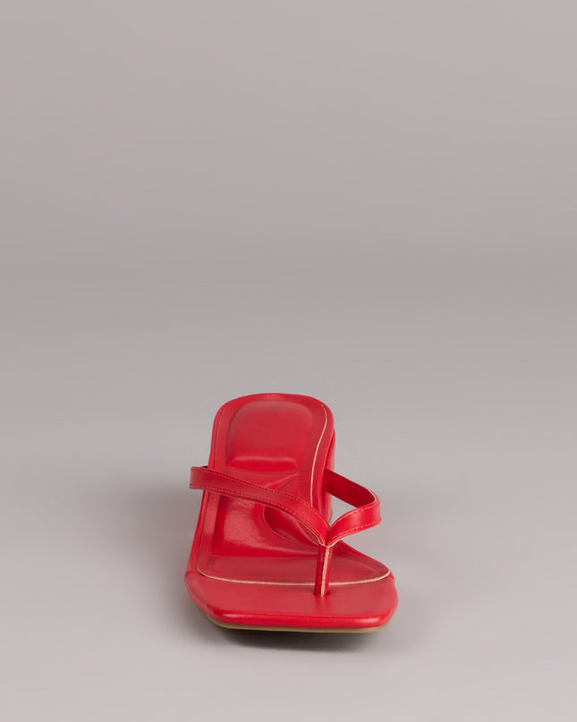 Easy Chic Thong Block Heels