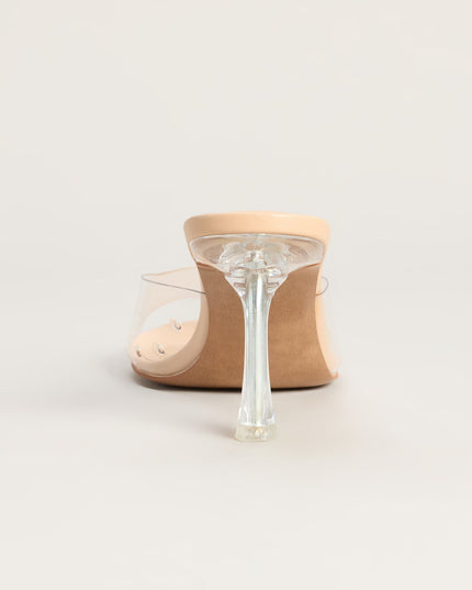 On The List Stiletto Mule Heels