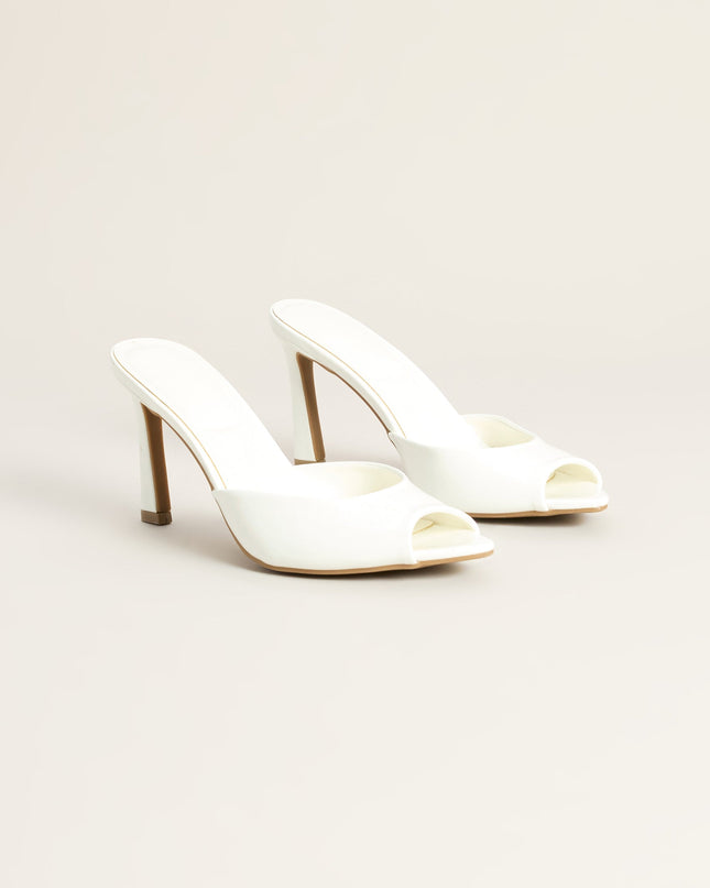 Picture Perfect Faux Leather Mules