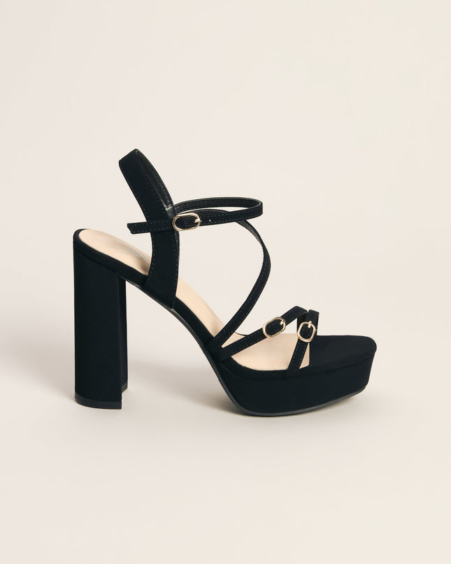 Soft Glam Steps Platform Block Heels