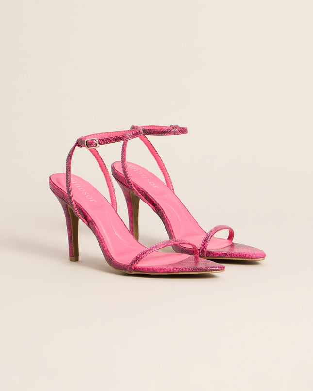 Plans Got Hotter Snake Print Stiletto Heels