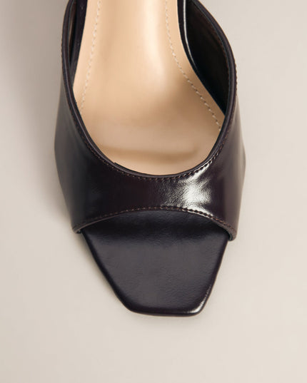 Desk To Drinks Peep Toe Mules