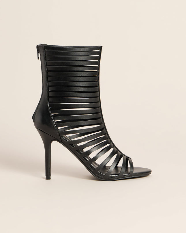 On The Town Caged Stiletto Heels
