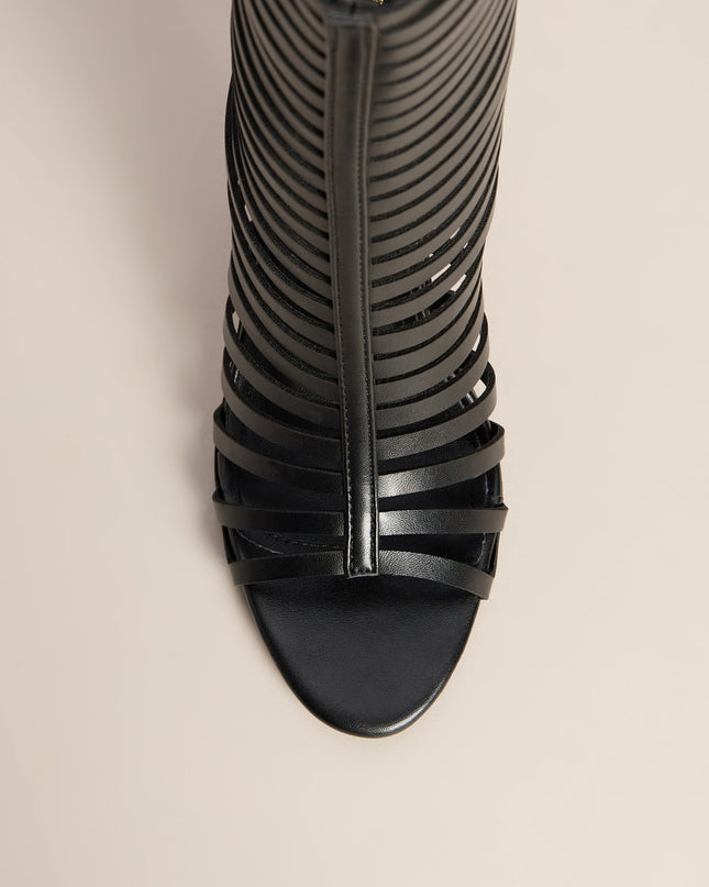 On The Town Caged Stiletto Heels