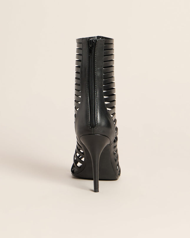 On The Town Caged Stiletto Heels