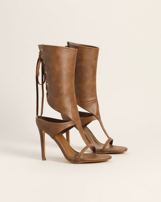 Tied With Attitude Stiletto Heels