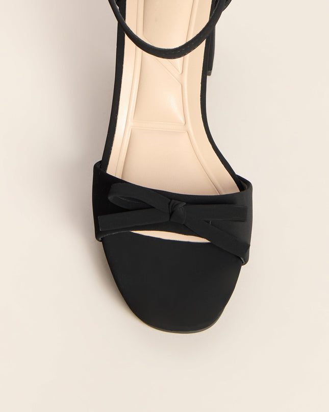 Chic Little Bow Platform Heels