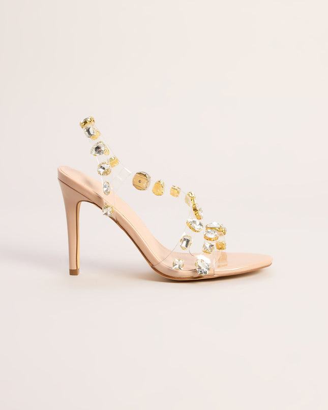 Big Entrance Gemstone Stiletto Heels