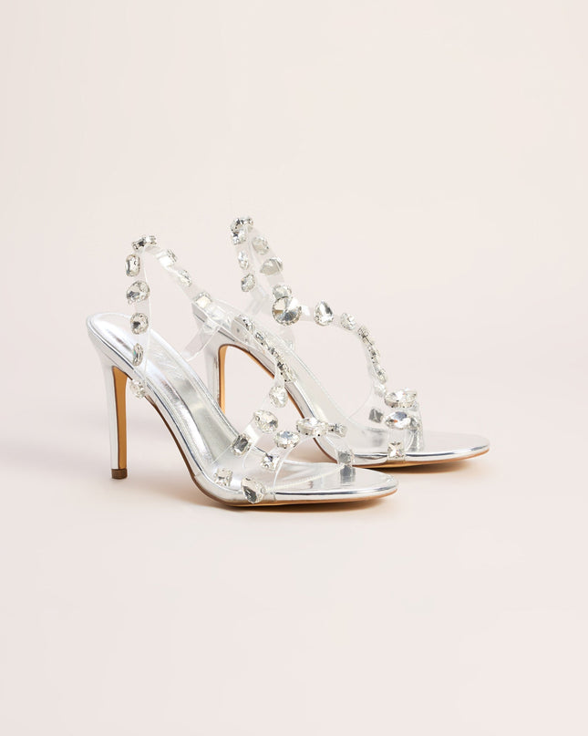 Big Entrance Gemstone Stiletto Heels