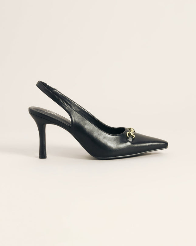 Polished Plans Horsebit Slingback Heels