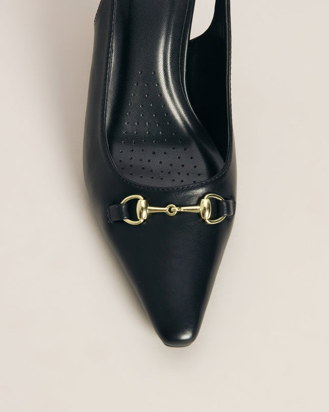 Polished Plans Horsebit Slingback Heels