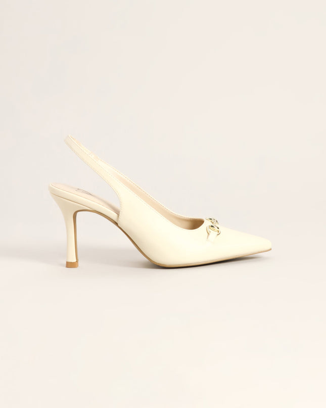Polished Plans Horsebit Slingback Heels