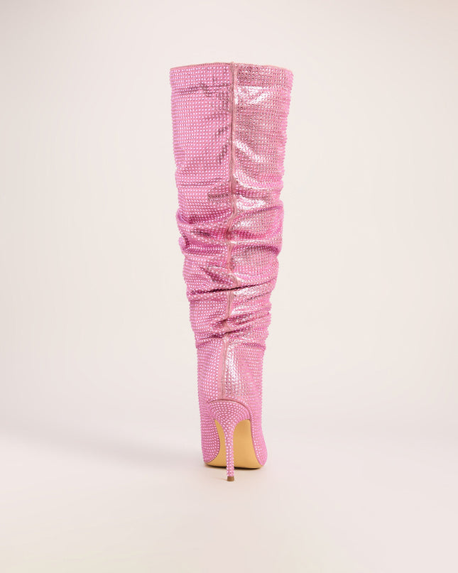 Icon Walk Rhinestone Stiletto Boots