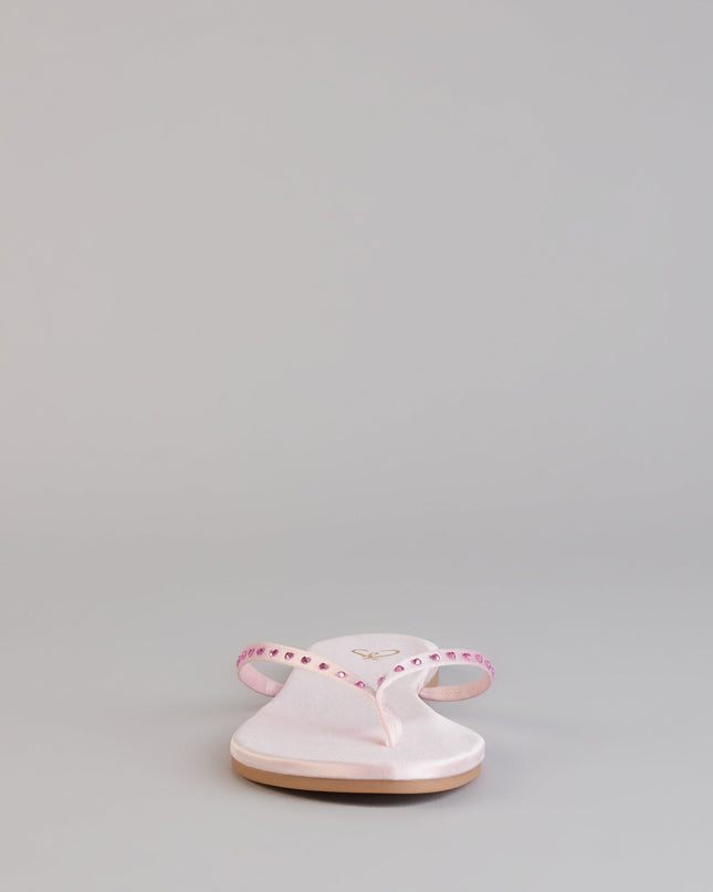 Casual Glow Satin Thong Sandals