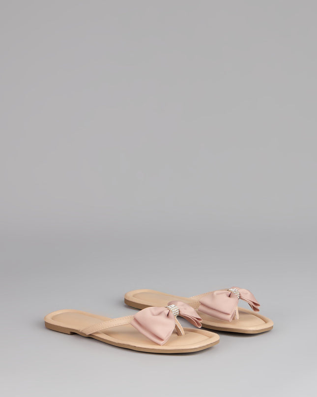 Sweet Steps Bow Thong Sandals