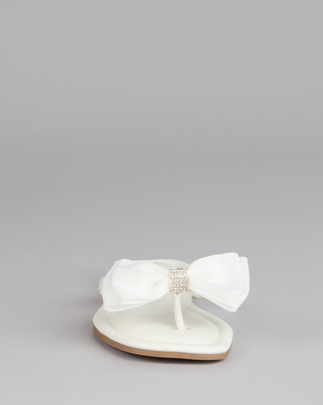 Sweet Steps Bow Thong Sandals