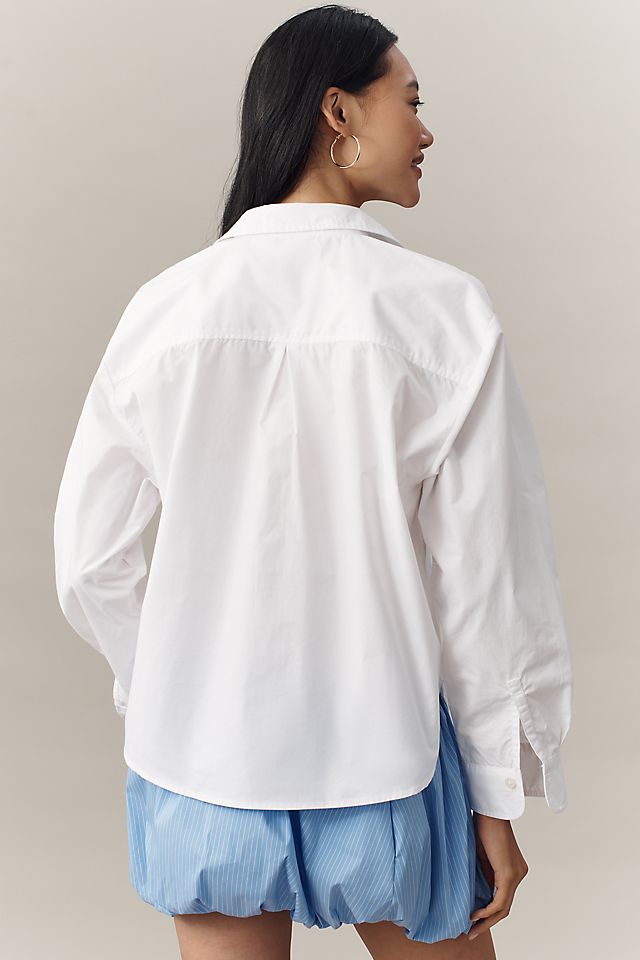 Maeve Shrunken Bennet Women's Buttondown Shirt