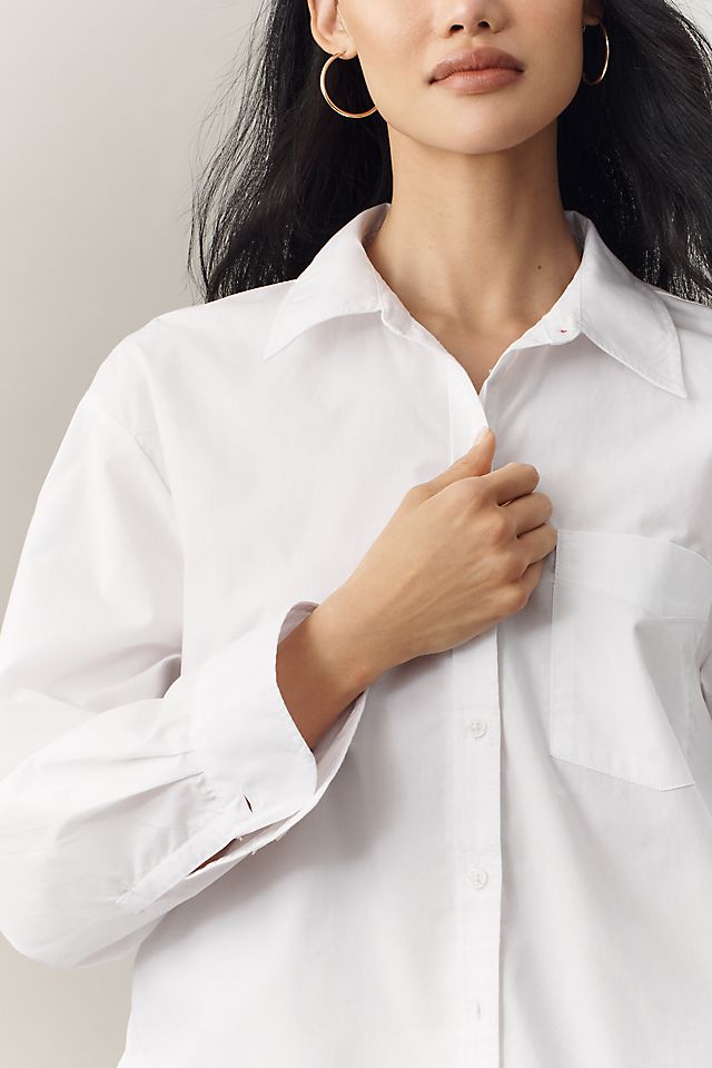 Maeve Shrunken Bennet Women's Buttondown Shirt