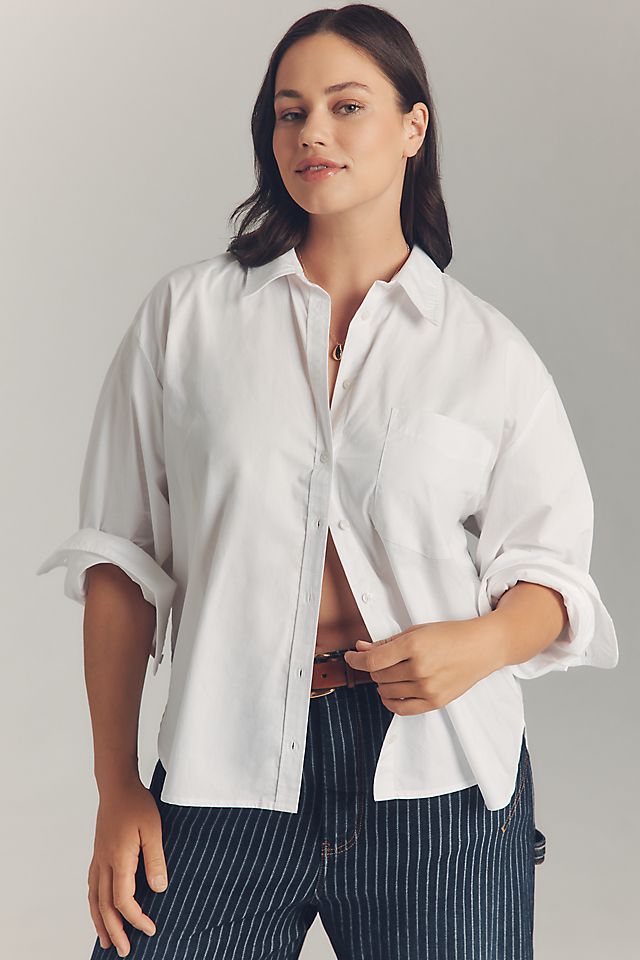 Maeve Shrunken Bennet Women's Buttondown Shirt