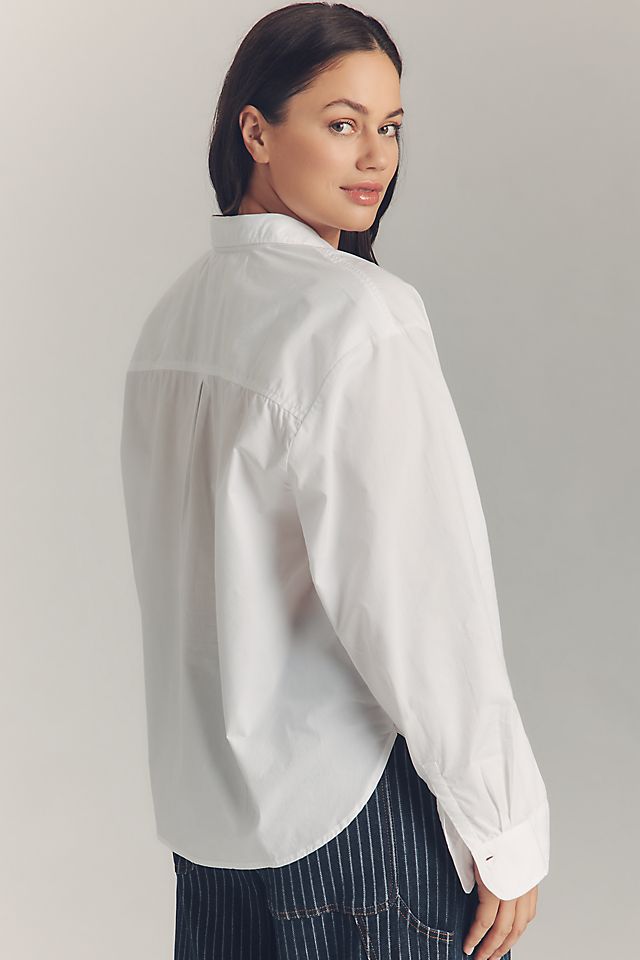 Maeve Shrunken Bennet Women's Buttondown Shirt