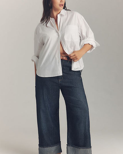 Maeve Shrunken Bennet Women's Buttondown Shirt
