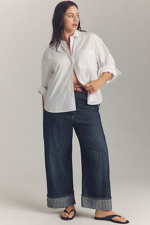 Maeve Shrunken Bennet Women's Buttondown Shirt