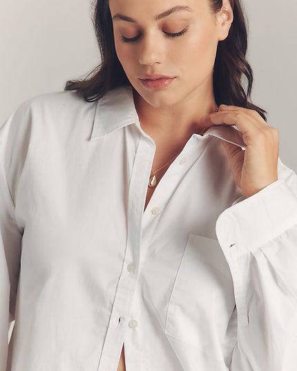 Maeve Shrunken Bennet Women's Buttondown Shirt