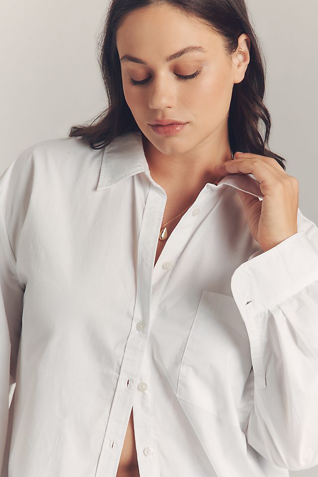 Maeve Shrunken Bennet Women's Buttondown Shirt