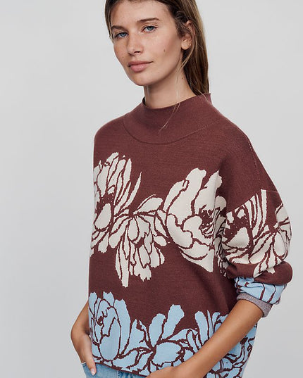 Maeve Carys Women's Mock-Neck Knit Sweater