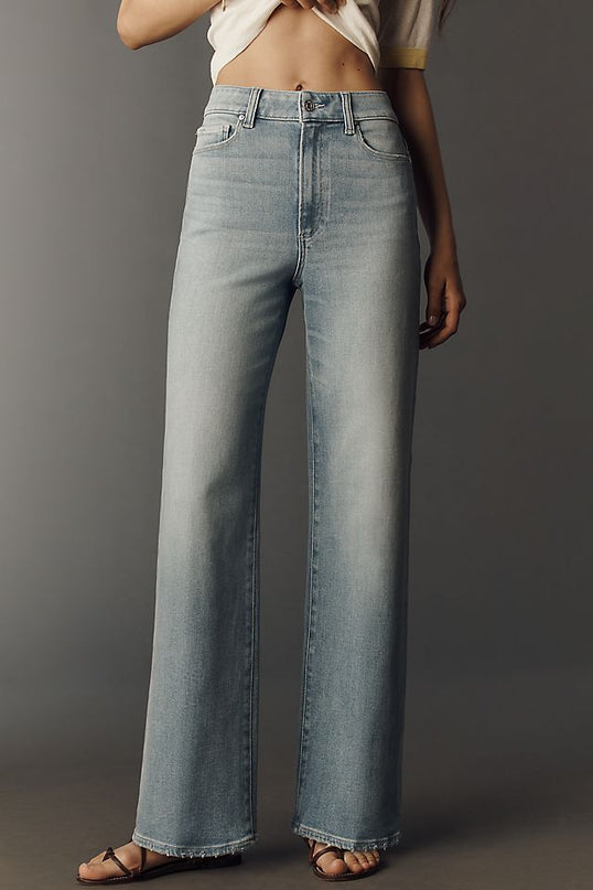 PAIGE Anessa Women's High-Rise Wide-Leg Jeans
