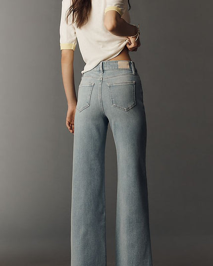 PAIGE Anessa Women's High-Rise Wide-Leg Jeans