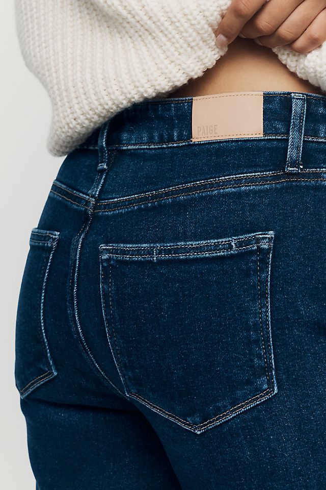 PAIGE Anessa Women's High-Rise Straight Jeans Basilica