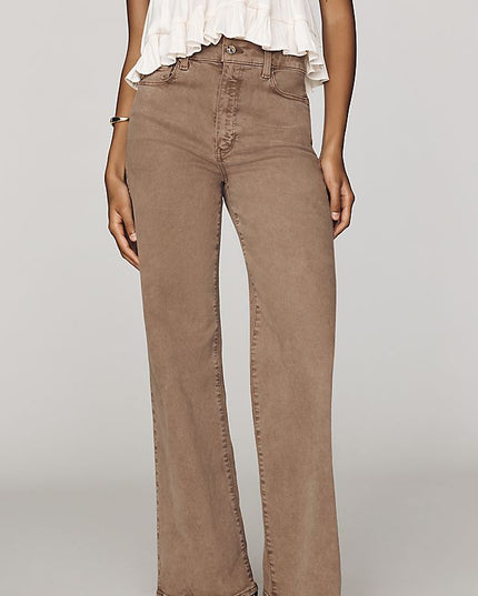 PAIGE Anessa Women's High-Rise Wide-Leg Jeans