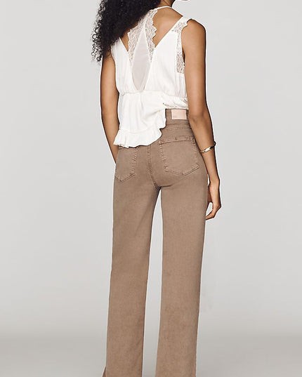PAIGE Anessa Women's High-Rise Wide-Leg Jeans
