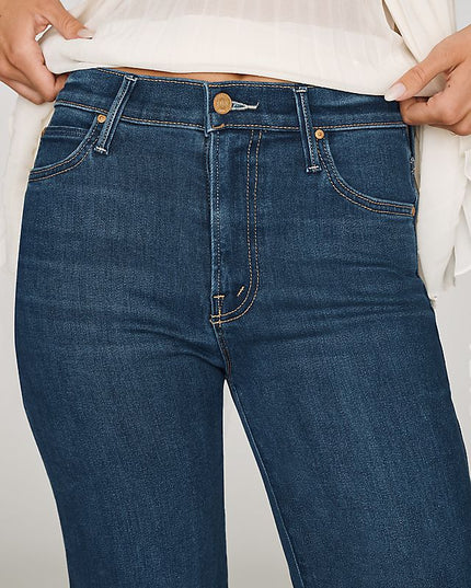 MOTHER Kick It Women's High-Rise Straight-Leg Jeans